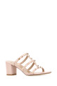 Pink leather Rockstud mules VALENTINO GARAVANI (9W2S0C47VOD)