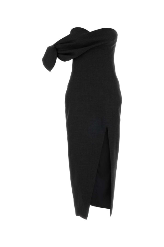 Slate wool dress GIVENCHY (BW22VV16B6)