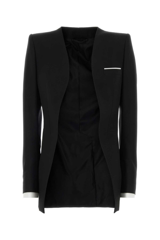 Black wool blend blazer TOM FORD (GI3084FAX1746)