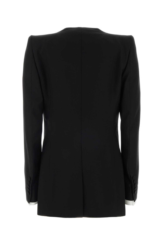 Black wool blend blazer TOM FORD (GI3084FAX1746)