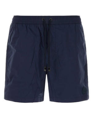 Navy blue stretch nylon swimming shorts GIORGIO ARMANI (GM001614AF16494)