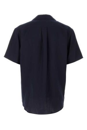 Navy blue viscose blend shirt GIORGIO ARMANI (GM003169TE20303)