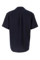 Рубашка темно-синего цвета из вискозной смеси GIORGIO ARMANI (GM003169TE20303)