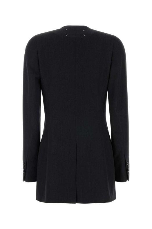Slate wool blazer MAISON MARGIELA (S29BN0418M35910)