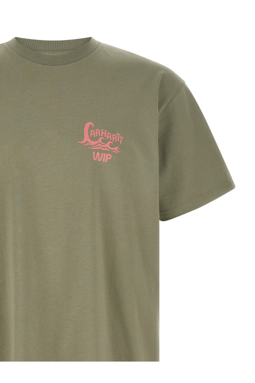 'Waves' T-shirt Green