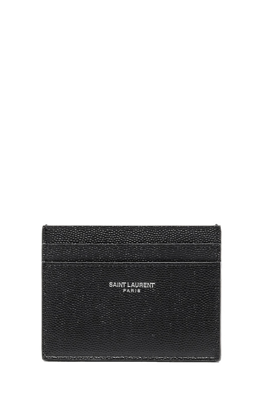 Logo card holder Black