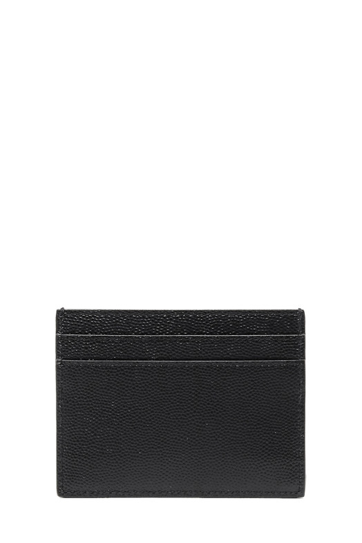 Logo card holder Black
