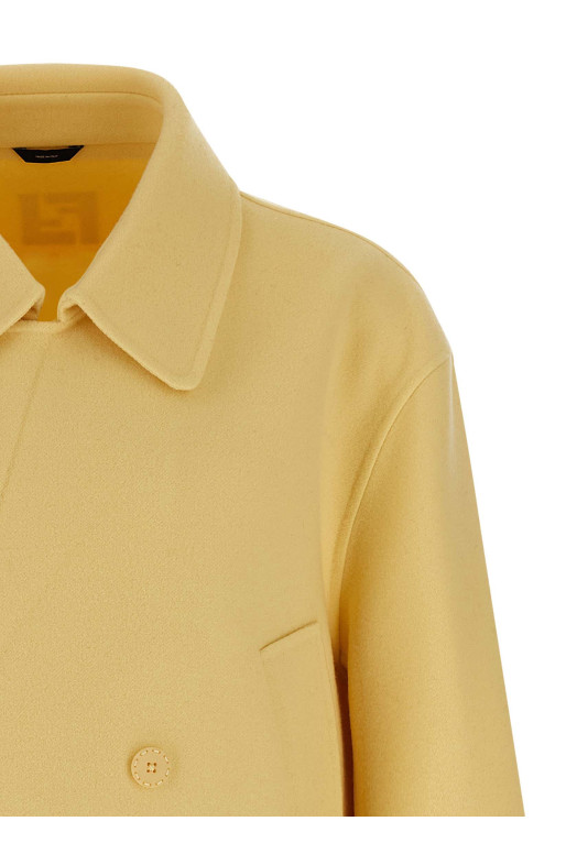 Caban coat Yellow