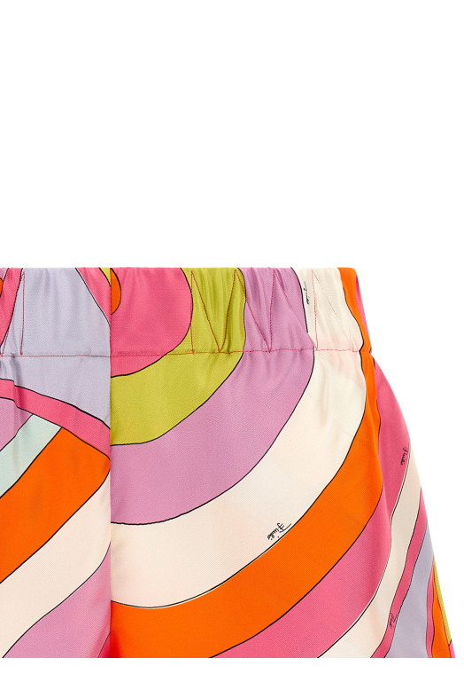 'Marmo' print shorts Multicolor