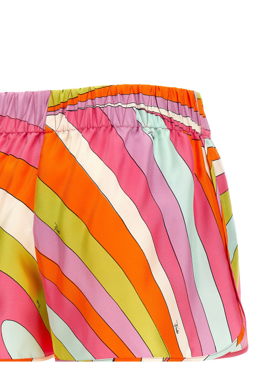 'Marmo' print shorts Multicolor