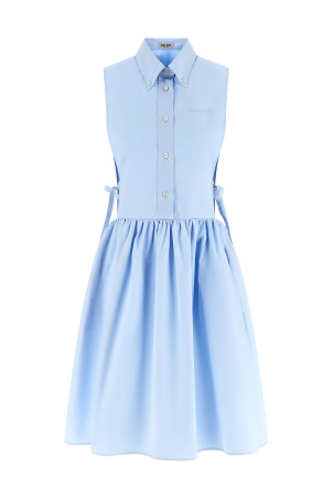 Poplin dress BLUE