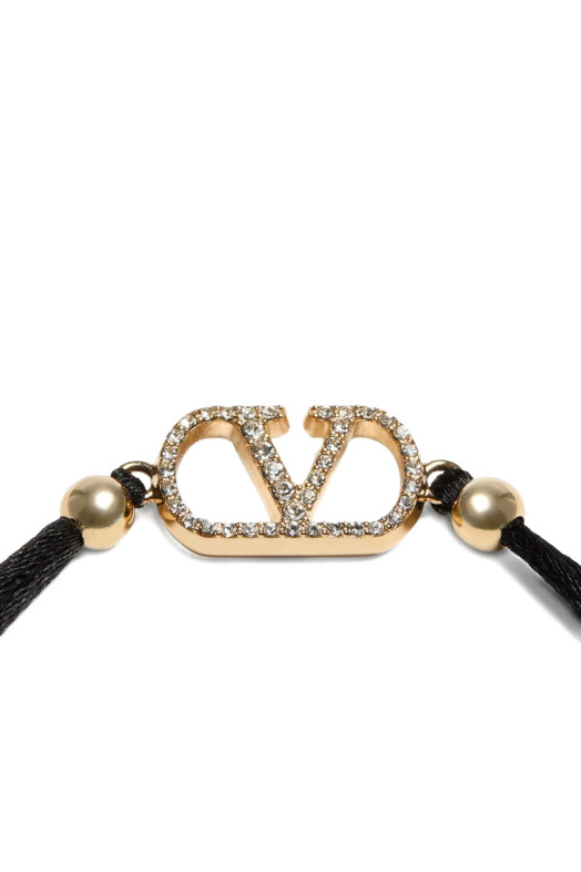 Браслет Valentino Garavani «VLogo», черный W2J0X85RLVEDM