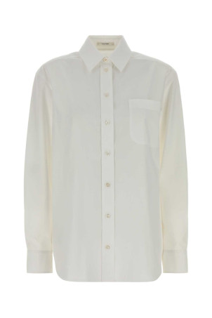 White cotton Gavina shirt THE ROW (10477W4393)