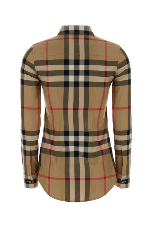 Embroidered cotton shirt Multicolor BURBERRY (8111856)