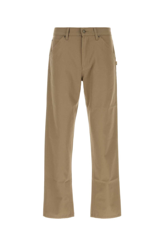 Khaki cotton pant BURBERRY (8127264)