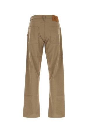 Khaki cotton pant BURBERRY (8127264)