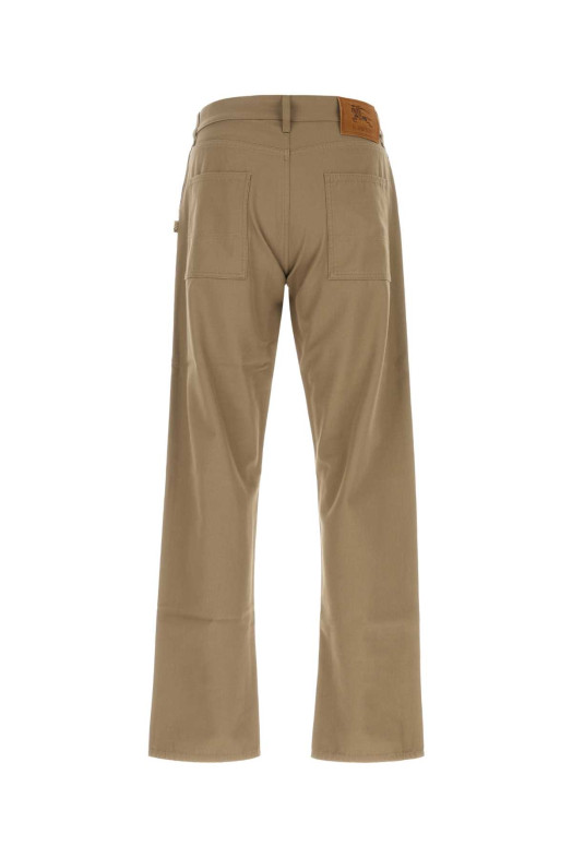 Khaki cotton pant BURBERRY (8127264)