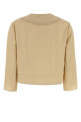 Beige silk blouse GUCCI (854516ZAM5B)