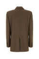 Mud wool blend oversize blazer SAINT LAURENT (859880Y1N02)