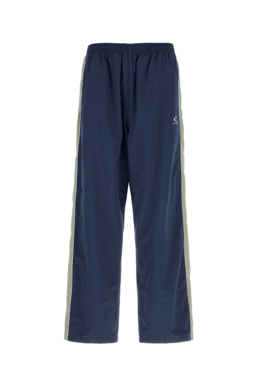 Джоггеры из синей технической ткани BALENCIAGA (871298TUO13)