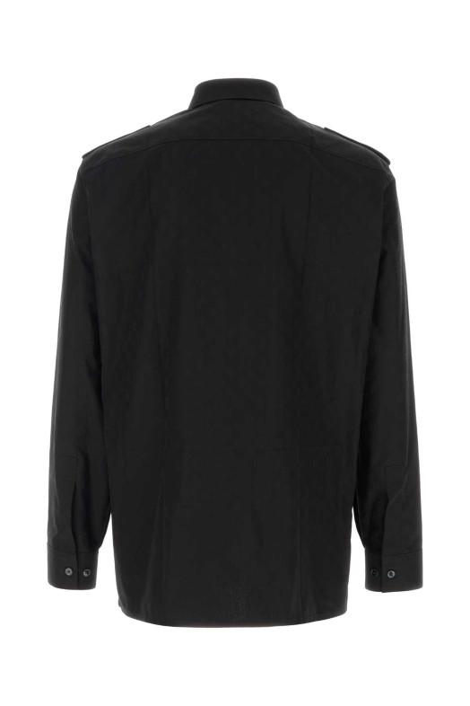 Black poplin shirt Black GUCCI (871856ZAUO8)