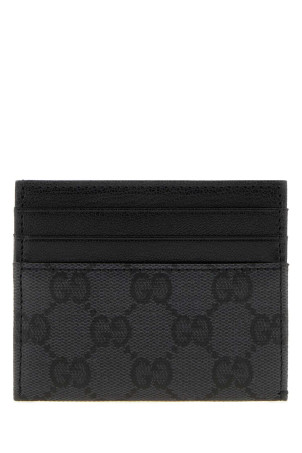 Black GG canvas Gucci Essence Classic card holder Black GUCCI (876384FAF8A)
