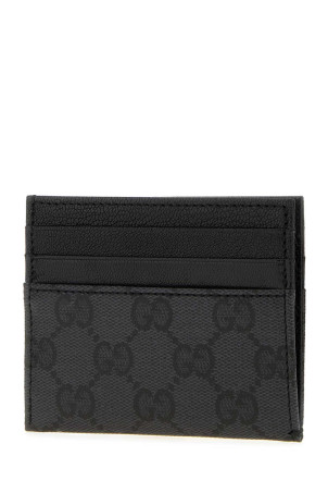 Black GG canvas Gucci Essence Classic card holder Black GUCCI (876384FAF8A)
