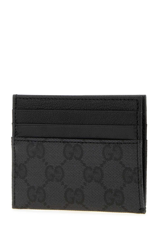 Картодержатель Gucci Essence Classic из черной канвасы GG, черный GUCCI (876384FAF8A)