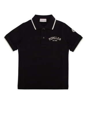 SS POLO Black MONCLER JR (8B0000389ALK)