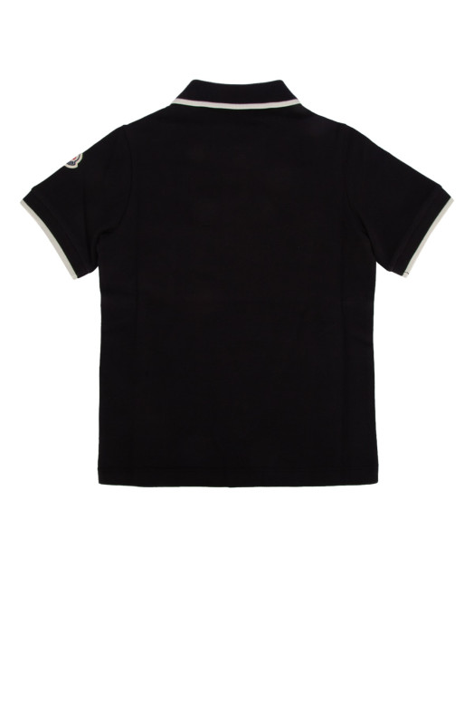 SS POLO Black MONCLER JR (8B0000389ALK)