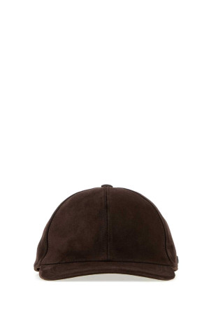 Brown suede baseball cap VALENTINO GARAVANI (9Y2HDA51NUX)