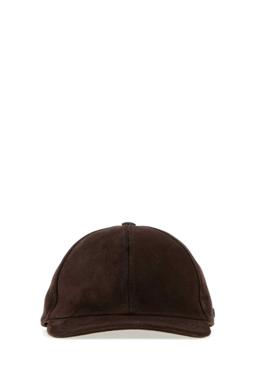 Brown suede baseball cap VALENTINO GARAVANI (9Y2HDA51NUX)
