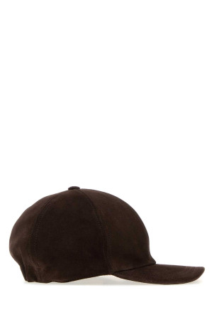 Brown suede baseball cap VALENTINO GARAVANI (9Y2HDA51NUX)
