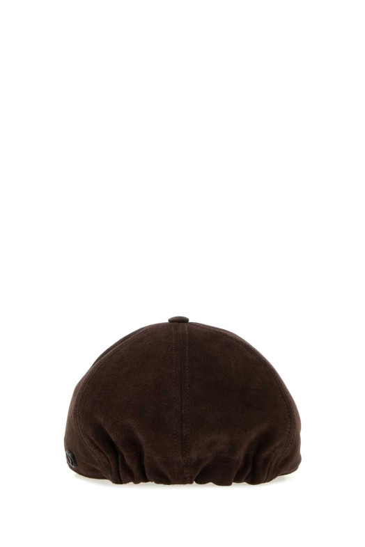 Brown suede baseball cap VALENTINO GARAVANI (9Y2HDA51NUX)