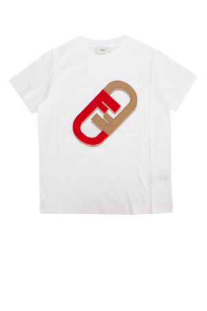 T-SHIRT White FENDI KIDS (JMI4097AJ)