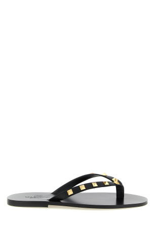 Сандалі Valentino Garavani «Thong Rockstud», чорні Y2S0O16UIS0NO
