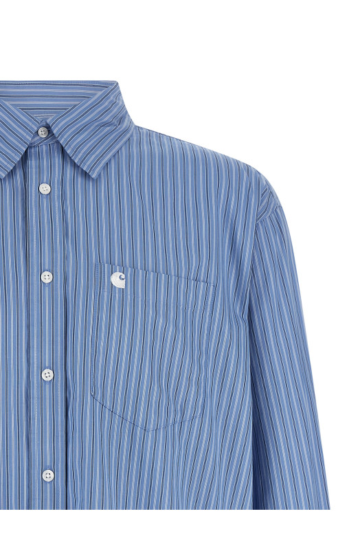 'Keene Stripe' shirt Blue