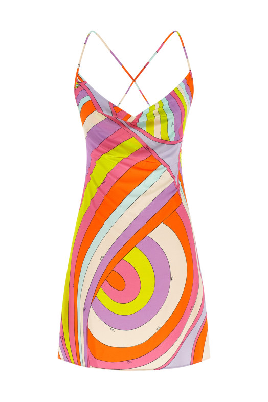 'Marmo' print dress Multicolor