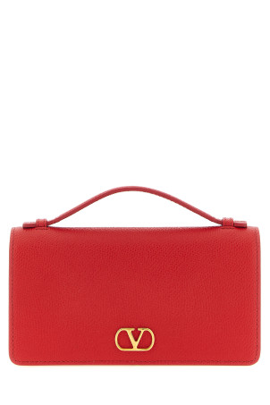 Wallet on chain Valentino Garavani VLogo Signature Red