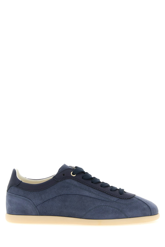 Texture nubuck sneakers Blue