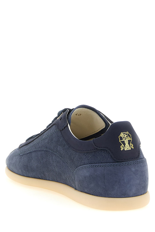 Texture nubuck sneakers Blue