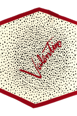 Valentino Garavani 'Little Star Starry' scarf Black-grey