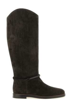 Suede boots Black