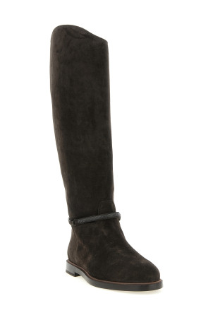 Suede boots Black
