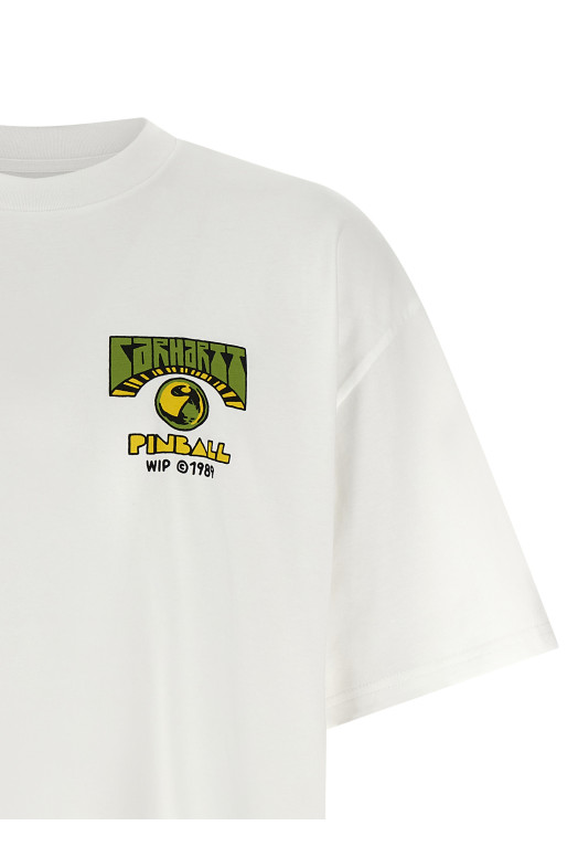 'Pinball' T-shirt White