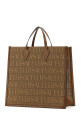 Embroidered canvas Versace Allover shopping bag VERSACE (10089131A07951)