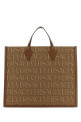 Embroidered canvas Versace Allover shopping bag VERSACE (10089131A07951)