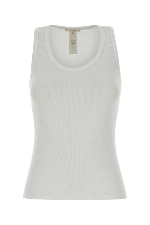 White cotton Cendrea tank top THE ROW (10977K776)