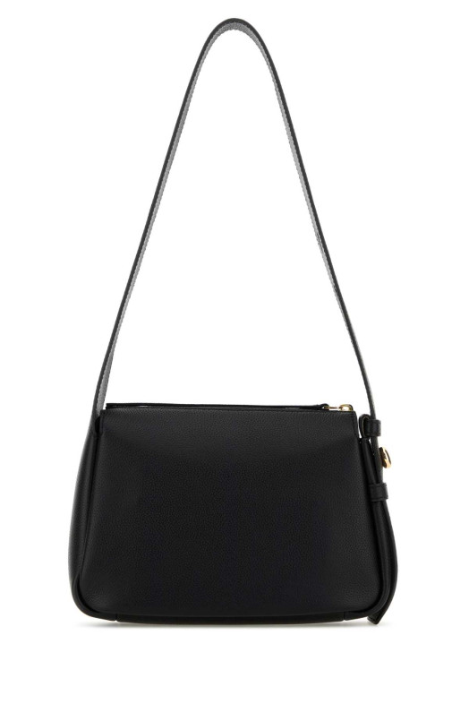Black leather small Romi shoulder bag TORY BURCH (176674)