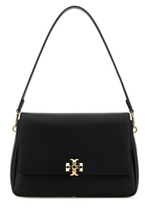 Black leather Charlie shoulder bag TORY BURCH (180726)